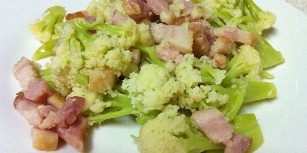 Рецепт цветная капуста с беконом