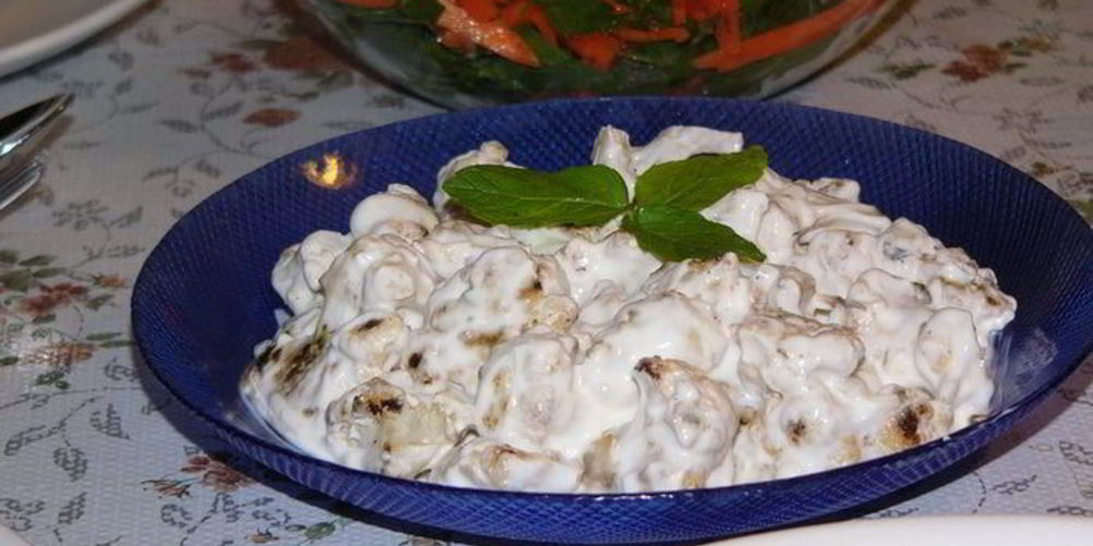 Рецепт цветная капуста с натуральным йогуртом