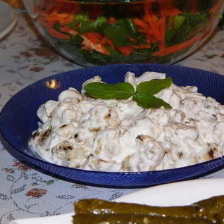 Цветная капуста с натуральным йогуртом