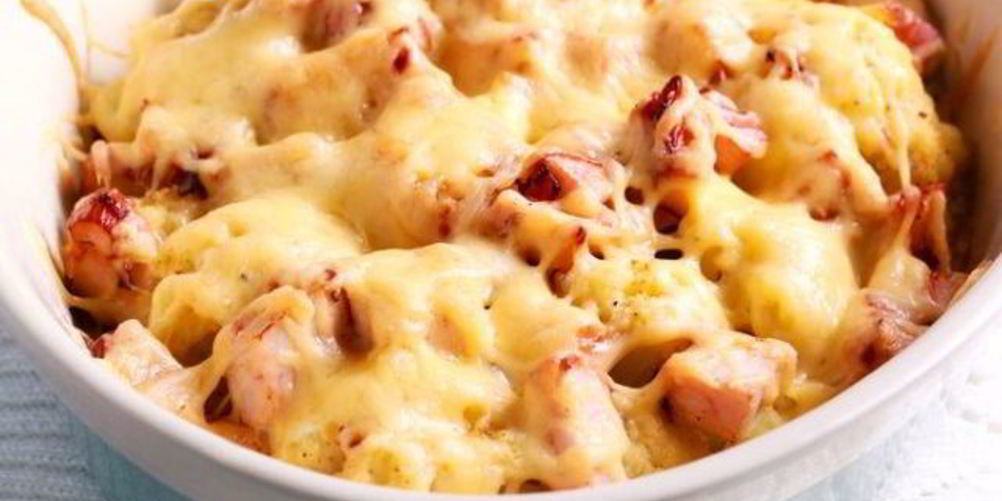 Рецепт цветная капуста, запеченная с беконом