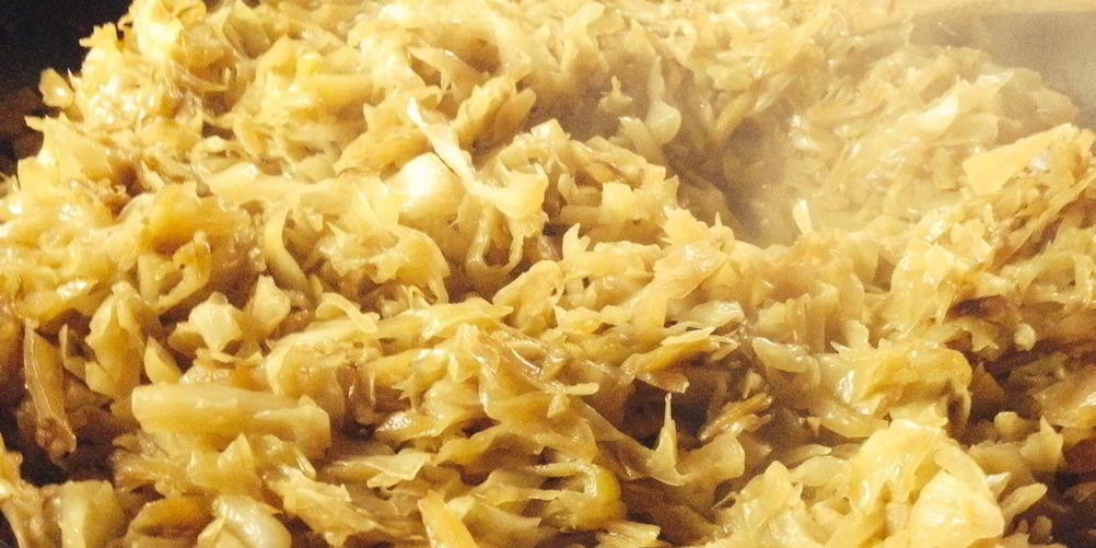 Рецепт тушеная кислая капуста