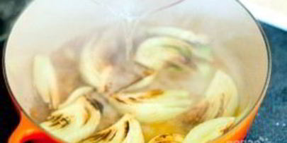 тушеный фенхель