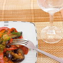 Рецепт Тушеные баклажаны по-сицилийски