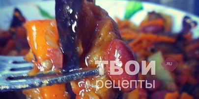 тушеные баклажаны