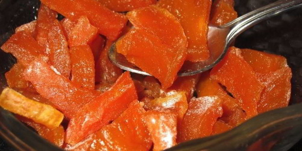 Рецепт вяленая тыква в духовке