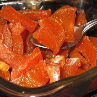 Вяленая тыква в духовке