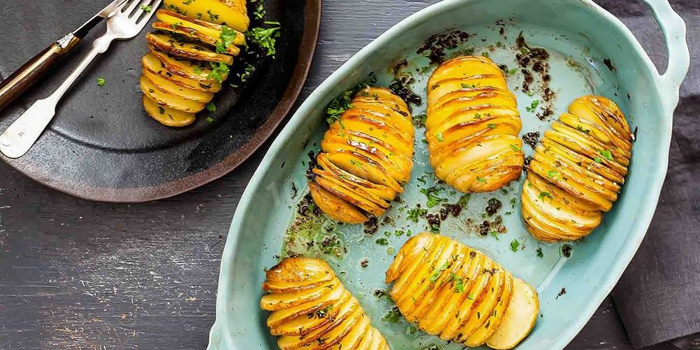 Рецепт запеченная картошка гармошка