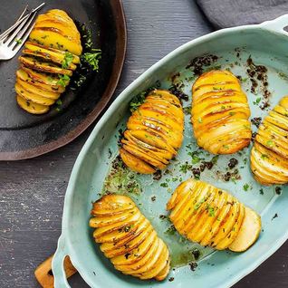 Запеченная картошка гармошка