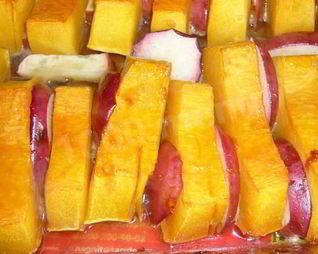 Запеченная тыква с медом