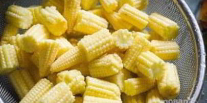 запеченная в соусе кукуруза