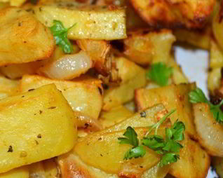 Запеченный картофель по-итальянски