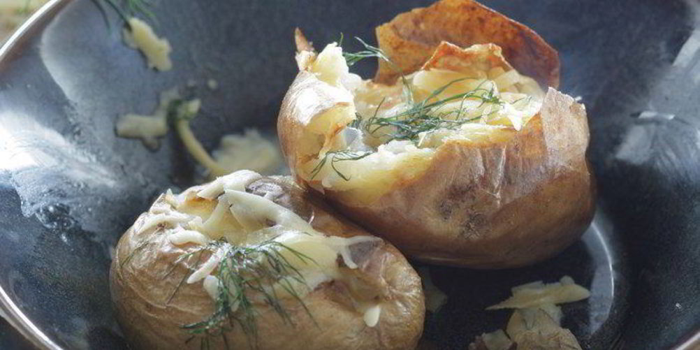 Рецепт запеченный картофель с сыром
