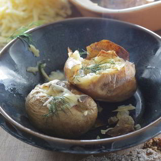 Запеченный картофель с сыром