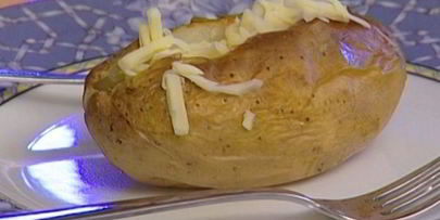 запеченный картофель с сыром