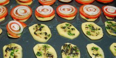 запеченный картофель серпантин