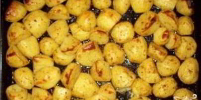 запеченный картофель в соусе