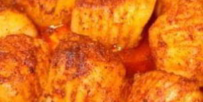 запеченный картофель в соусе