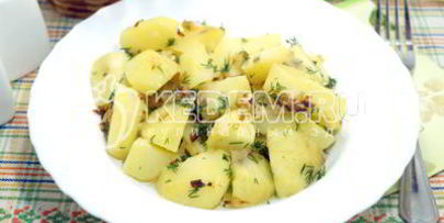 запеченный картофель