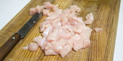 запеченные кабачки с курицей и овощами