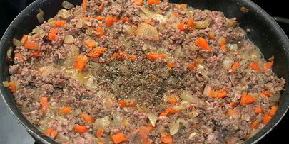 запеченый перец с куриными сердечками