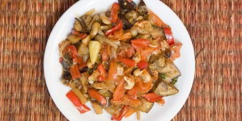 Рецепт запеченые овощи с чесноком и пармезаном