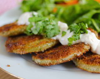 Зеленые помидоры в кляре