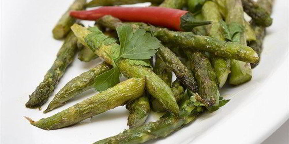 Рецепт жареная в духовке спаржа