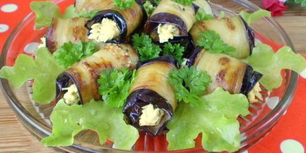 Рецепт жареные баклажаны с начинкой