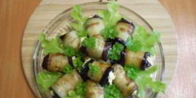 жареные баклажаны с начинкой