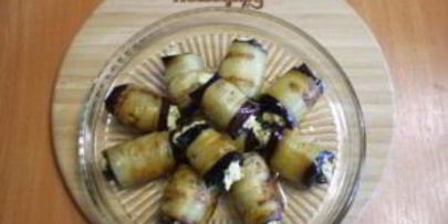 жареные баклажаны с начинкой