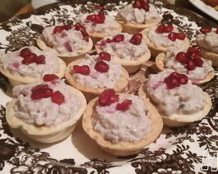 Корзиночки с печенью трески