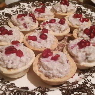 Корзиночки с печенью трески