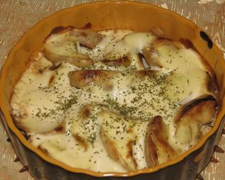 Куриная печень с яблоками