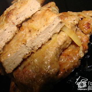 Отбивные из печени