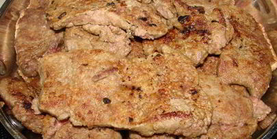 отбивные из печени