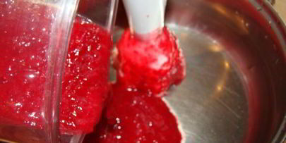 печень птицы в ягодном соусе