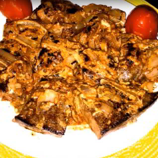 Печень свиная со сметаной