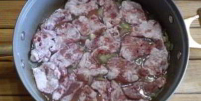 печень в сметане