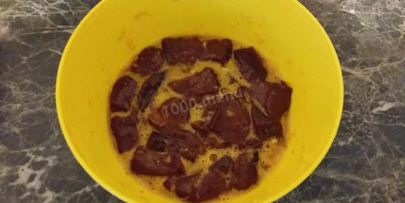 жареная печень с луком