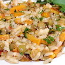 Рецепт Ароматный плов с чечевицей