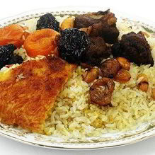 Рецепт Азербайджанский плов с бараниной и каштанами