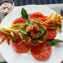 Рецепт Имбирный плов с креветками