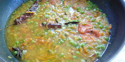 индийский овощной пряный плов