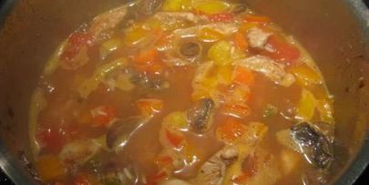 куриная паэлья