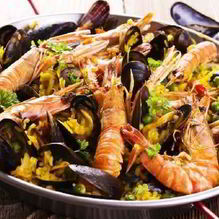 Рецепт Паэлья из морепродуктов