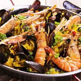 Паэлья из морепродуктов
