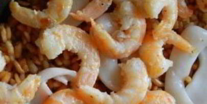 паэлья с кальмарами