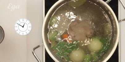 паэлья с креветками и курицей