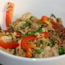 Рецепт Паэлья с курицей в мультиварке