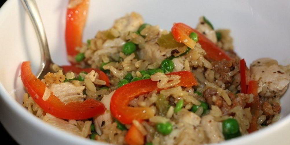 Рецепт паэлья с курицей в мультиварке